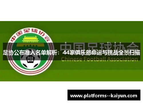 足协公布准入名单解析:44家俱乐部命运与挑战全景扫描 足协公布准入名单解析:44家俱乐部命运与挑战全景扫描