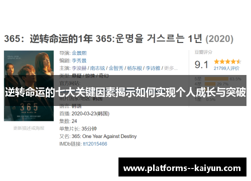 逆转命运的七大关键因素揭示如何实现个人成长与突破